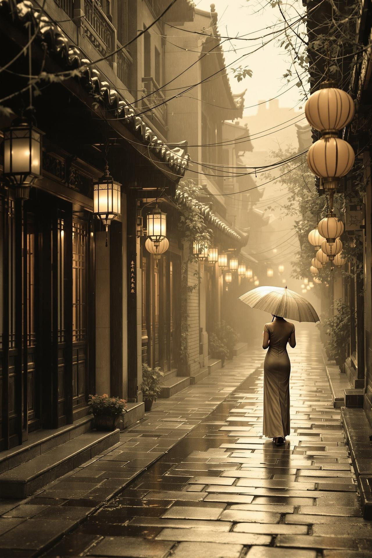 好搜短剧屋精选作品 - 烟雨巷 - 青石板路上，刻满了思念的痕迹
